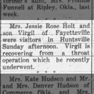 Virgil Holt Operation